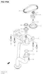 25001Z-680001 (2006) 250hp E01 E40-Gen. Export 1 - Costa Rica (DF250ZK6) DF250Z drawing OIL PUMP