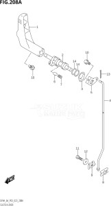 00403F-240001 (2022) 4hp P03-U.S.A (DF4A) DF4A drawing CLUTCH LEVER