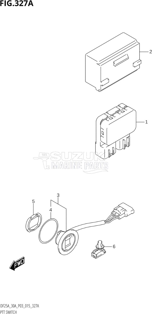 PTT SWITCH (DF25AT:P03)