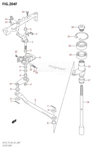 DF175T From 17502F-210001 (E01 E40)  2012 drawing CLUTCH SHAFT (DF175T:E40)