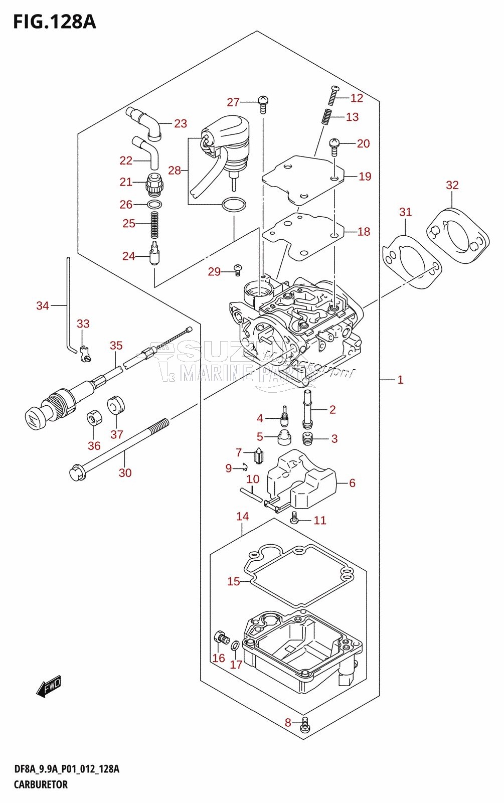 CARBURETOR (DF8A:P01)