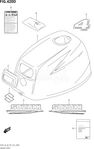 00503F-910001 (2019) 5hp P01-Gen. Export 1 (DF5A) DF5A drawing ENGINE COVER (DF4A:(021,022))