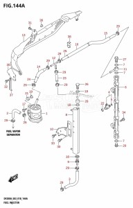 DF200AZ From 20003Z-810001 (E03)  2018 drawing FUEL INJECTOR