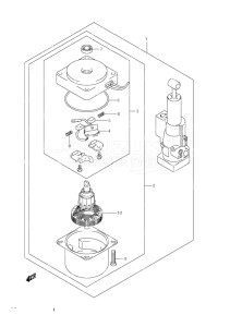 Outboard DF 9.9 drawing PTT Motor