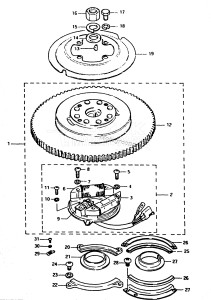 DT50M From 5002-200001 ()  1989 drawing MAGNETO (DT65)