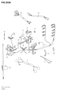 09001F-880001 (2008) 90hp E01-Gen. Export 1 (DF90TK8) DF90 drawing HARNESS