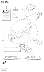 DF9.9A From 00994F-710001 (P03)  2017 drawing ENGINE COVER (DF8A:P03)