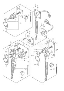 Outboard DF 140 drawing Switch (C/R)