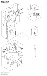 09003F-910001 (2019) 90hp E03-USA (DF90A) DF90A drawing OPT:KEY LESS START