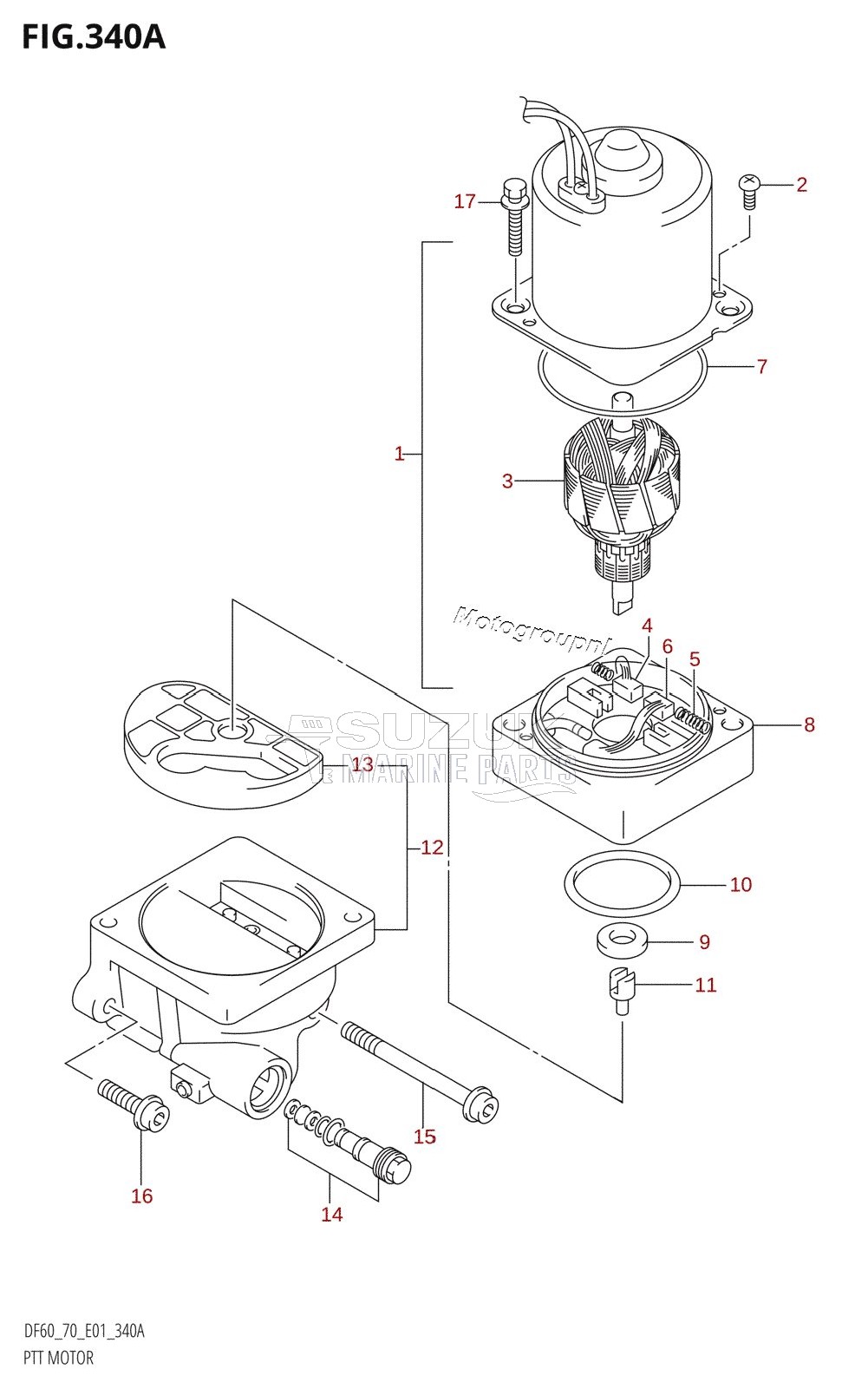 PTT MOTOR (W,X,Y)