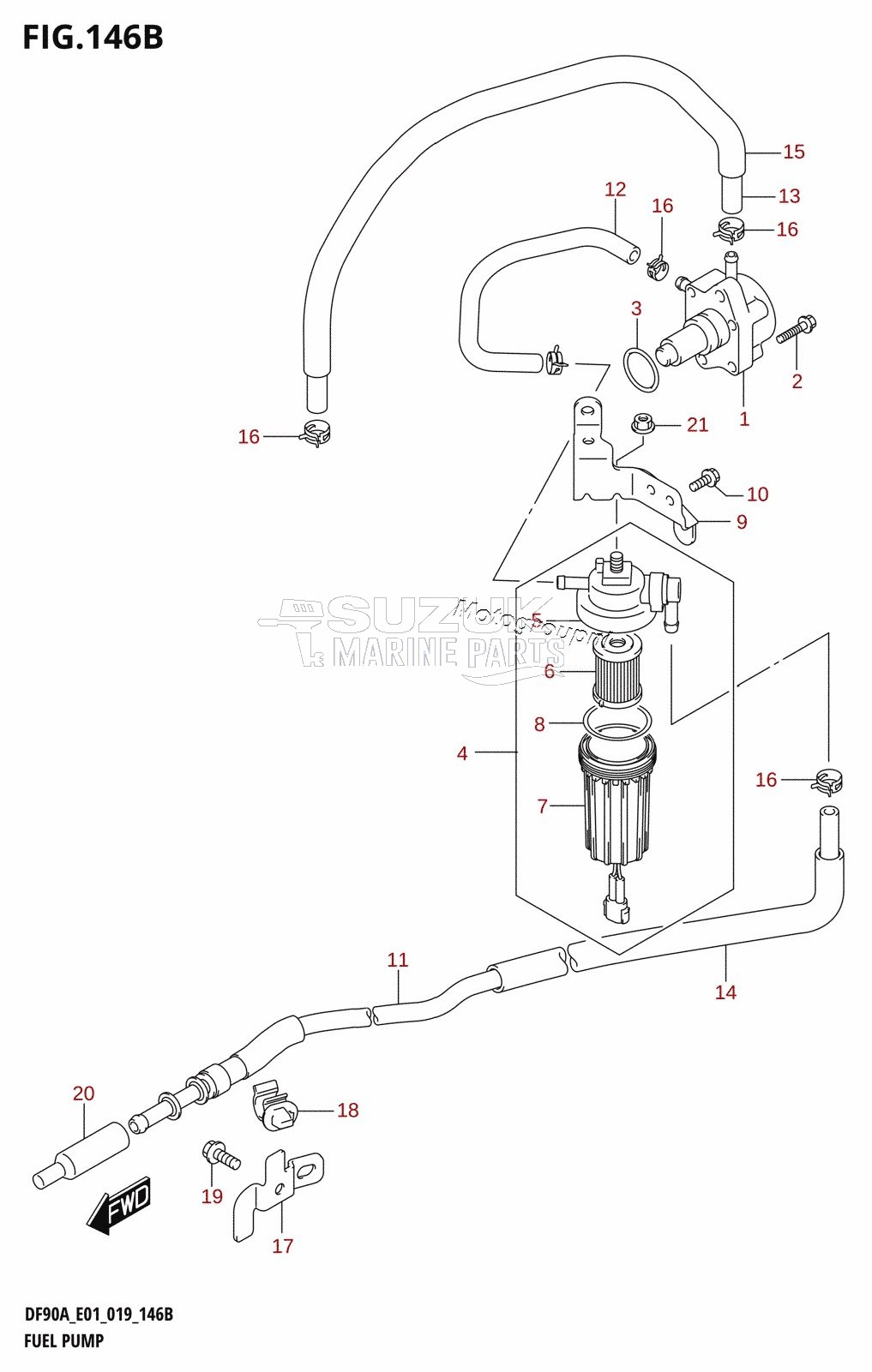 FUEL PUMP (DF100B)