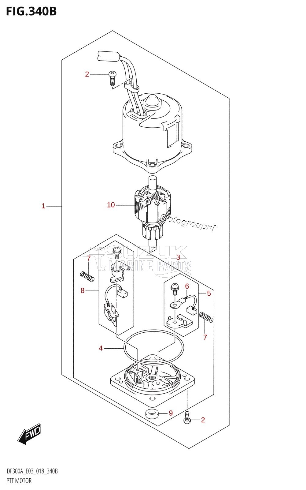 PTT MOTOR (L-TRANSOM)