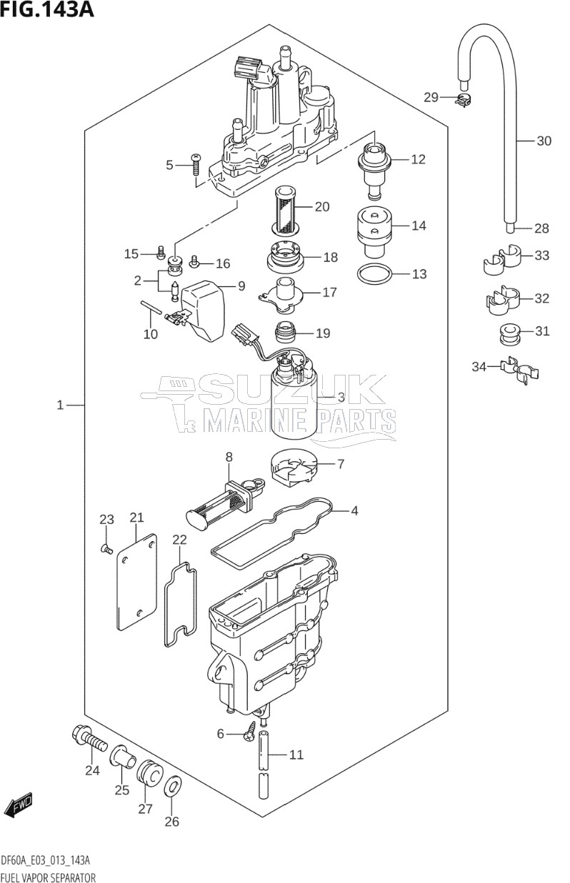 FUEL VAPOR SEPARATOR