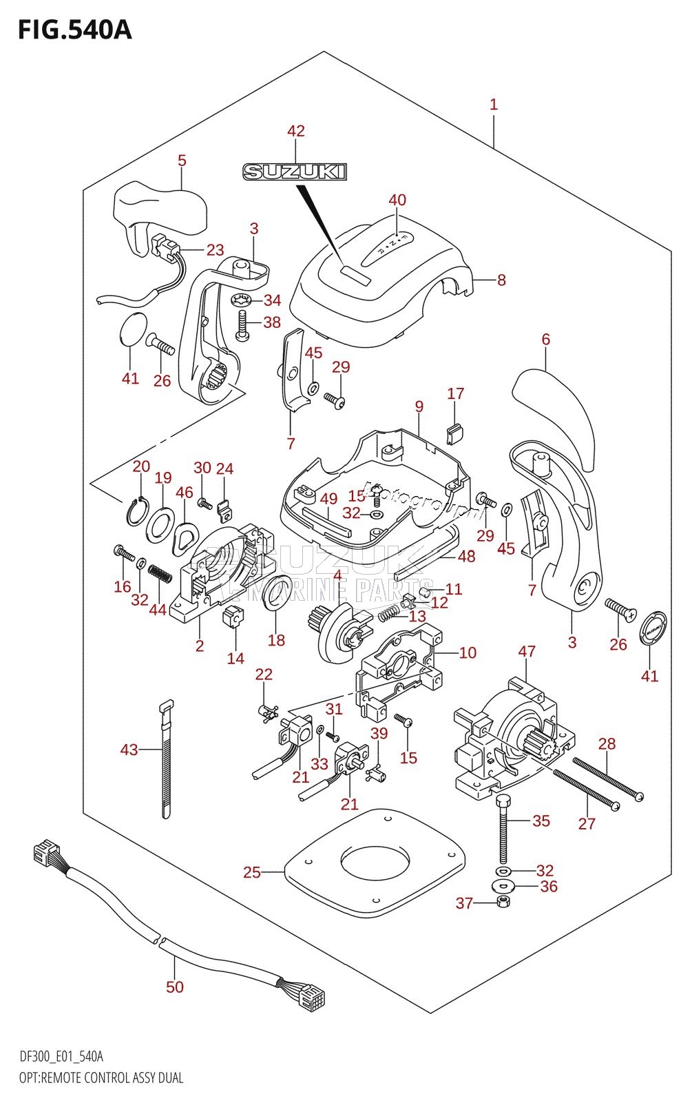 OPT:REMOTE CONTROL ASSY DUAL (K7)