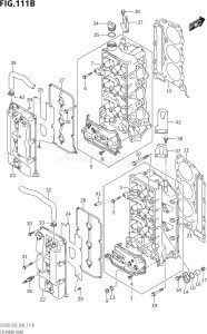 25003Z-040001 (2020) 250hp E03-USA (DF250Z  DF250Z) DF250Z drawing CYLINDER HEAD (DF250T,DF250Z)