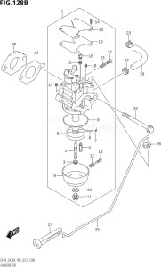 00603F-140001 (2021) 6hp P01-Gen. Export 1 (DF6A) DF6A drawing CARBURETOR (DF5A)