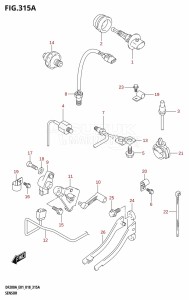 DF250Z From 25003Z-810001 (E40)  2018 drawing SENSOR