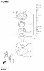 DF90A From 09003F-810001 (E01 E40)  2018 drawing WATER PUMP (DF100B:E40)