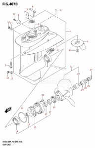 DF30A From 03003F-510001 (P03)  2015 drawing GEAR CASE (DF25AR:P03)