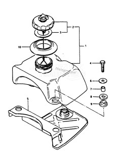 DT7.5 From F-10001 ()  1985 drawing FUEL TANK