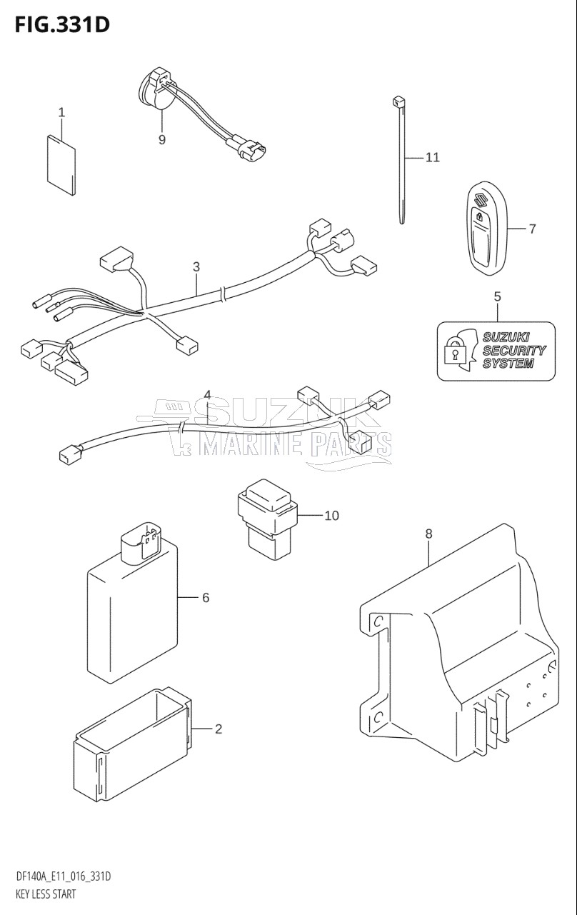 KEY LESS START (DF115AST:E03)