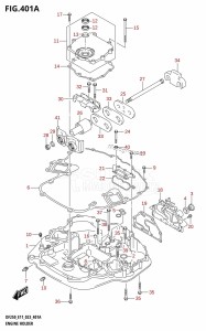 DF200 From 20002F-340001 (E01 E40)  2023 drawing ENGINE HOLDER (DF250T,DF250Z,DF225T,DF225Z,DF200T,DF200Z)