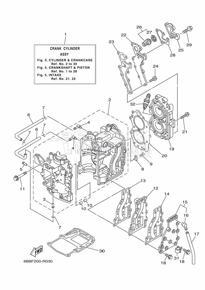 CYLINDER--CRANKCASE