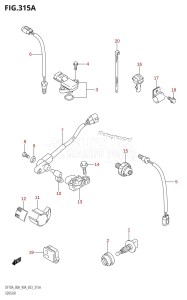 DF70A From 07003F-110001 (E03)  2011 drawing SENSOR