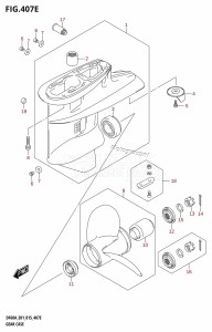 DF50A From 05003F-510001 (E01)  2015 drawing GEAR CASE (DF50A:E01)