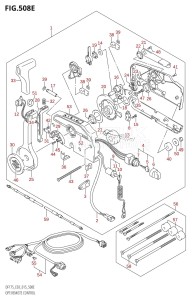 DF175T From 17502F-510001 (E03)  2015 drawing OPT:REMOTE CONTROL (DF150ST:E03)