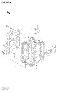 DF40 From 04001F-371001 (E03)  2003 drawing CYLINDER BLOCK