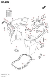 DF140A From 14003Z-040001 (E11 E40)  2020 drawing SIDE COVER (DF115AT,DF115AZ,DF140AT,DF140AZ)