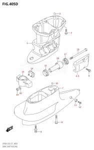 06002F-710001 (2017) 60hp E03-USA (DF60A) DF60A drawing DRIVE SHAFT HOUSING (DF50AVT:E03)