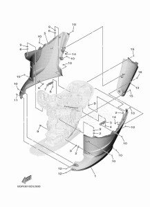 XF425NSA drawing BOTTOM-COVER-4