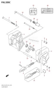 DF9.9A From 00994F-410001 (P03)  2014 drawing CLAMP BRACKET (DF9.9A:P03)