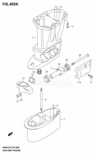 DF50A From 05003F-410001 (E01)  2014 drawing DRIVE SHAFT HOUSING (DF60AQH:E40)