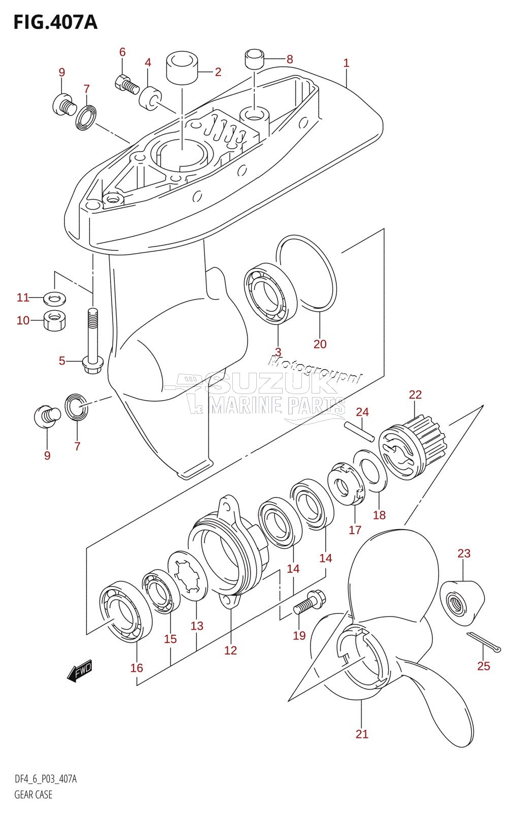 GEAR CASE (DF4:K3)