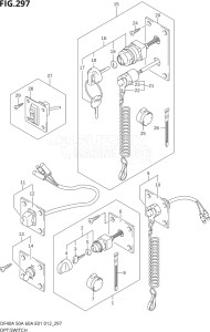 04004F-210001 (2012) 40hp E34-Italy (DF40AST) DF40A drawing OPT:SWITCH (DF40A E01)