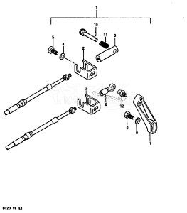 DT25 From 02503-751001 ()  1997 drawing OPTIONAL : REMOTE CONTROL PARTS