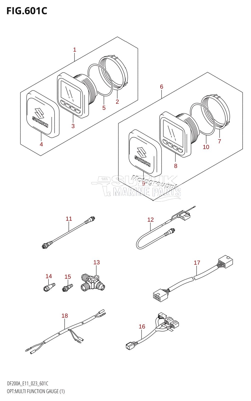 OPT:MULTI FUNCTION GAUGE (1) (023)