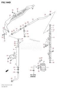 DF175T From 17502F-210001 (E01 E40)  2012 drawing FUEL INJECTOR (DF150Z:E40)