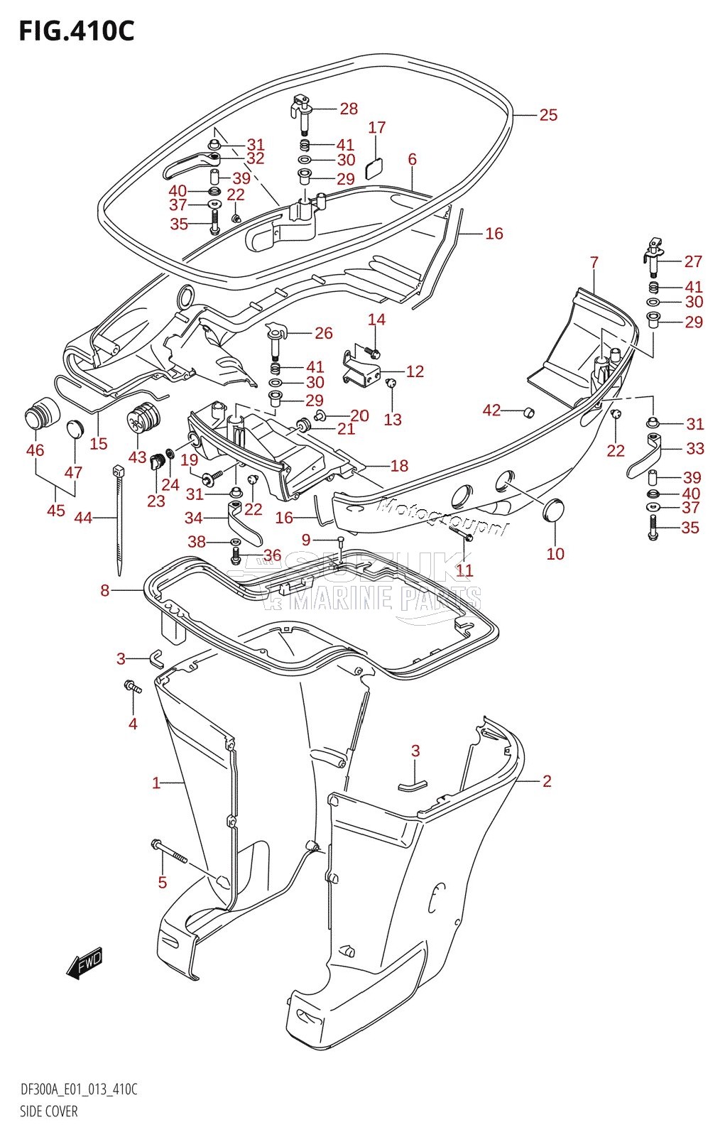 SIDE COVER (DF250A:E01)