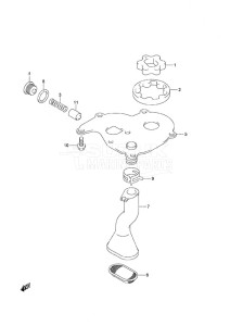 DF 25 V-Twin drawing Oil Pump