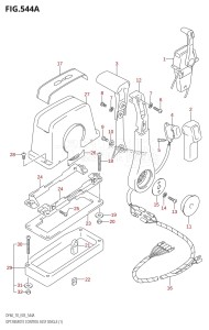 DF60 From 06001F-780001 (E03)  2007 drawing OPT:REMOTE CONTROL ASSY SINGLE (1) (K5,K6,K7,K8,K9)