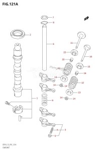 DF15 From 01502F-510001 (P01)  2005 drawing CAMSHAFT