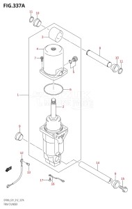 08002F-210001 (2012) 80hp E01 E40-Gen. Export 1 - Costa Rica (DF80A  DF80AT) DF80A drawing TRIM CYLINDER