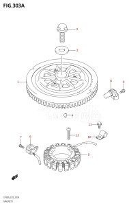 04003F-110001 (2011) 40hp E03-USA (DF40AT) DF40A drawing MAGNETO