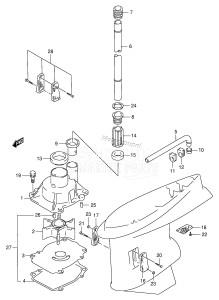 DT175 From 17501-131001 ()  1991 drawing WATER PUMP (*)