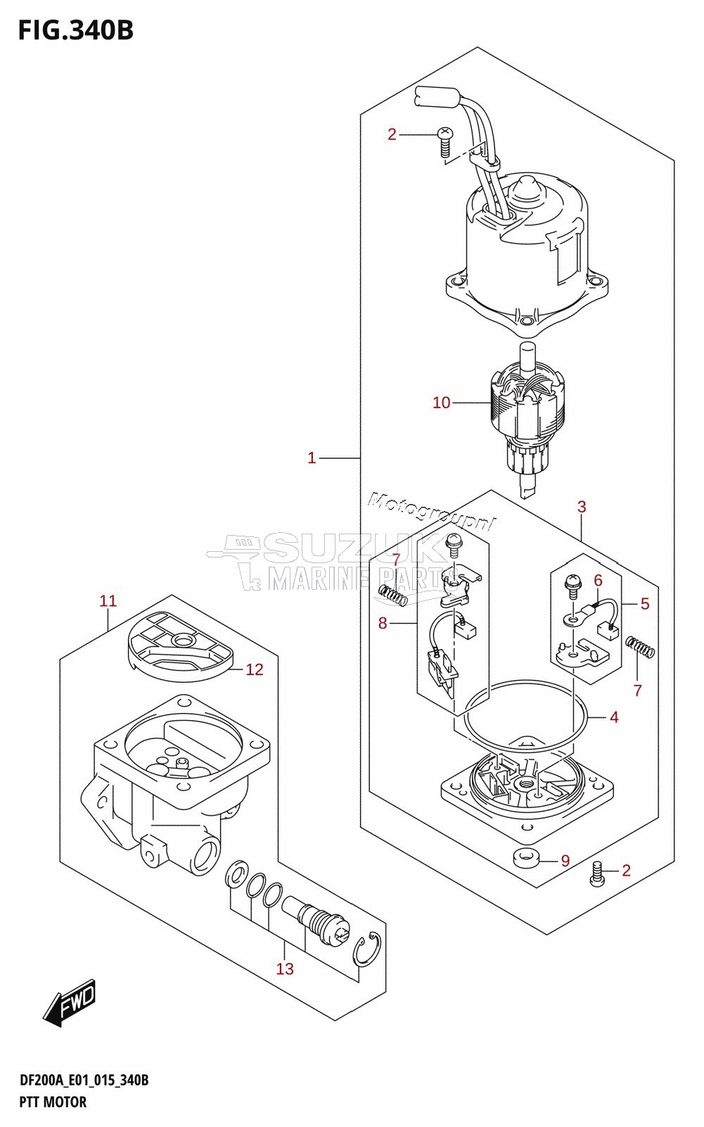 PTT MOTOR (DF200AZ)