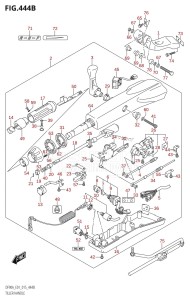 DF80A From 08002F-510001 (E01 E40)  2015 drawing TILLER HANDLE (DF70ATH:E40)